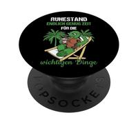 Ruhestand Endlich Genug Zeit Für Die Wichtigen Dinge Rent PopSockets PopGrip Adesivo