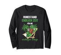 Ruhestand Endlich Zeit für Die Wichtigen Dinge Rent Maglia a Manica