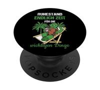Ruhestand Endlich Zeit Für Die Wichtigen Dinge Rent PopSockets PopGrip Adesivo