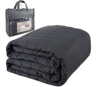 Ruhhy Coperta pesante, 150 x 200 cm, 6,4 kg, in cotone e perle di vetro, calmante coperta terapeutica contro insonnia, stress e ansia, per adulti e ragazzi