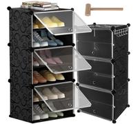 Ruhhy Scarpiera Modulare con 6 Ripiani Salvaspazio