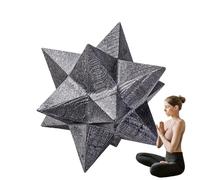 Ruhnjyg Decorazione per la casa in, statua in pietra di a forma di stella sacra, ornamenti spirituali lucidati leniscono le emozioni compagno per soggiorno, studio, lettura, yoga