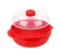 Ruhnjyg Forno a microonde a vapore - Pentole a doppio strato per riscaldamento da cucina | Veggie Steamer microonde con coperchio - per casa dormitorio ristorante appartamento