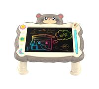 Ruhnjyg Tavoletta da scrittura LCD - Doodle Board con supporto - Tavoletta da scrittura LCD riutilizzabile con supporto, strumento di apprendimento per casa, scuola, viaggi