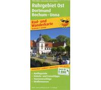 Ruhrgebiet East, Dortmund, Bochum -: Rad- und Wanderkarte mit Straßennamen, Ausflugszielen, Einkehr- & Freizeittipps