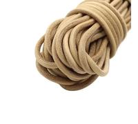 RUHTEUO 2 Metri caffè/Rosso/Marrone Cordoncini di Cuoio Genuini Naturali 3mm Rotondo/Piatto Corda Perline for Collana Materiali Gioielli Fai da Te(15)