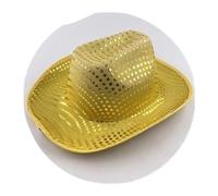 RUHTEUO Cappello da cowboy leggero, cowgirl, lampeggiante, luminoso, for carnevale, uomo, donna, addio al nubilato, matrimonio, sposa(Color 07)