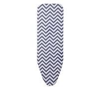 RUHTEUO Copriasse da Stiro Fodera in Cotone a Righe Resistente alle Alte Temperature for Assi da Stiro Design con Cinghia Elastica for Una vestibilità sicura 150x50 cm Copriasse da Stiro Universale