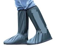 RUHTEUO Copriscarpe impermeabili Copriscarpe antipioggia da viaggio for esterni alti in silicone impermeabile e antiscivolo(Color-01,Fits size 41-42)