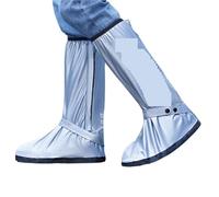 RUHTEUO Copriscarpe impermeabili Copriscarpe antipioggia da viaggio for esterni alti in silicone impermeabile e antiscivolo(Color-02,Fits size 39-40)