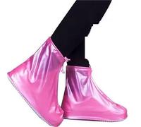 RUHTEUO Copriscarpe impermeabili Copriscarpe impermeabile, antiscivolo, resistente all'usura, copriscarpe antipioggia unisex in PVC(Color 4,XL)