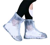 RUHTEUO Copriscarpe impermeabili Copriscarpe impermeabile, antiscivolo, resistente all'usura, copriscarpe antipioggia unisex in PVC(Color 1,XXL)