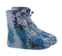 RUHTEUO Copriscarpe impermeabili Copriscarpe impermeabile in silicone, copriscarpe antipioggia antiscivolo, resistente all'usura, spesso(Color 9,XS(32-34))