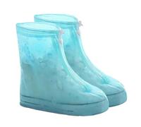 RUHTEUO Copriscarpe impermeabili Copriscarpe impermeabile in silicone, copriscarpe antipioggia antiscivolo, resistente all'usura, spesso(Color 4,XXS(30-31))