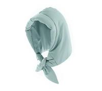 RUHTEUO Foulard invernale Caldo cappuccio scialle Giù Sciarpa di cotone Triangolo Puff da donna Cappello antivento ispessito Cappuccio collo esterno per il motociclismo(Light green)