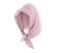 RUHTEUO Foulard invernale Caldo cappuccio scialle Giù Sciarpa di cotone Triangolo Puff da donna Cappello antivento ispessito Cappuccio collo esterno per il motociclismo(Pink)