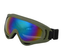 RUHTEUO Kids Professional Winter Ski Goggles Snowboard Sunglasses Eyewear Sports Equipment for Children Men Women per Sport Invernali Ciclismo Arrampicata(Military)