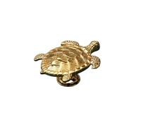 RUHTEUO Maniglie per mobili Maniglia for pomello dell'armadio for mobili e cassetti Maniglie for porte Tira la manopola del cassetto for il comò dorata for animali vegetali Pomelli cucina(Sea turtle)