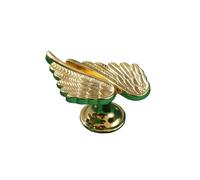 RUHTEUO Maniglie per mobili Maniglia for pomello dell'armadio for mobili e cassetti Maniglie for porte Tira la manopola del cassetto for il comò dorata for animali vegetali Pomelli cucina(Wing)