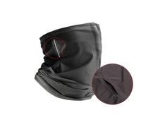 RUHTEUO Maschera viso con protezione UV, fazzoletto da collo estivo rinfrescante for uomini e donne, maschera viso e collo for ciclismo, sci, pesca, escursionismo, corsa(Dark Gray)