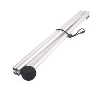 RUHTEUO Palo telescopico 1 pz 5 sezioni,6/2 m Pali for Tende in Lega di Alluminio palo Supporto Regolabile Pieghevole for da Spiaggia for Riparo telone(2M Flat Tip)