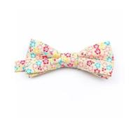 RUHTEUO Papillon uomo Papillon colorati floreali in cotone con stampa a farfalla for ragazzo, abiti da festa, cravatte a Papillon glitter uomo(Color28)