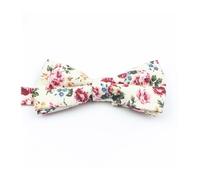 RUHTEUO Papillon uomo Papillon colorati floreali in cotone con stampa a farfalla for ragazzo, abiti da festa, cravatte a Papillon glitter uomo(Color 44)