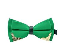 RUHTEUO Papillon uomo Papillon da uomo, in tinta unita, nero e bianco, for abiti formali, sposa, for donna, for il tempo libero Papillon glitter uomo(Green)