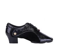 RUHTEUO Scarpe da ballo uomo Scarpe da ballo unisex for uomo e donna, scarpe latino, sala, moderne, tango, jazz, allenamento Scarpe da ballo latino americano uomo(Black3 3.5cm Suede,36 (23cm))