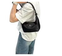 RUHTEUO Tote bag donna Borsa a tracolla da donna, semplice, casual, pendolare, versatile, con una sola tasca(Black coffee color)