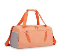 RUHTEUO Woman Sports Gym Handbag Waterproof Fitness Training Bag Dry Wet Swimming Tote With Shoes Pocket Travel Luggage Shoulder Bags per Uomo Donna Viaggio Fitness Piscina Yoga(Orange)