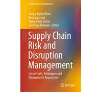 Ruhul Amin Sarker Supply Chain Risk and Disruption Management (Copertina rigida)