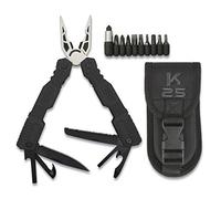 RUI K25 33787 Pinze multiuso Maniglia: Gommata Lame Acciaio Inox 19 usi. Dimensione totale: 17 cm Include punta rompevidrio. Guaina in nylon