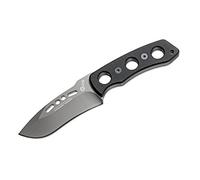 Rui Neck Knife 02RU034 - Knife Neck Knife, lunghezza lama: 3,3 cm, colore: Nero