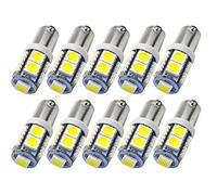 Ruiandsion 10pcs BAY9S H21W LED Lampadina 24V Super Bright 5050 9SMD Chipset LED Backup luci di retromarcia Lampadina, bianco