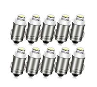 Ruiandsion 10PCS lampadine LED BA7S bianche, chip COB 24V 100LM lampadina per interni auto per luce indicatrice cruscotto, lampada per pannello strumenti, Non-Polarità