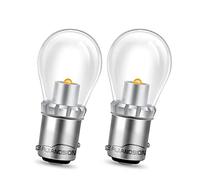 Ruiandsion 1157 LED Lampadina Bianca Calda 6-24V 7528 2057 2357 BAY15D Super Luminosa 2525SMD Sostituzione per Luci di Retromarcia/Freno/Segnalazione per Auto Camper Rimorchio RV