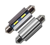 Ruiandsion - 2 lampadine a LED da 42 mm per interni auto, 578 211-2 214-2 212-2, bianco super luminoso 12-60 V, 1860, 2SMD, chip per luci a cupola e porta targa