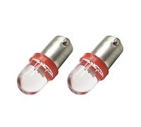 Ruiandsion - 2 lampadine LED BA9S rosse 12 V 1895 1891 53 57 lampadine LED 47830 64111 3893 LED per interni auto cupola mappa targa guanto box luci