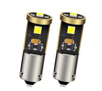 Ruiandsion - 2 lampadine LED Canbus BAX9S H6W 64132 38161, 12-24 V, estremamente luminose, Chipset 3030 3SMD, per luci di parcheggio e lettura, bianca