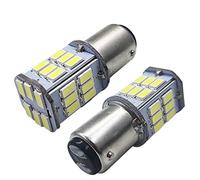 Ruiandsion 2 x 1157 BAY15d DC 6 V super luminoso 5630 chipset 30SMD LED bianco lampadine di ricambio per Back up luci di retromarcia, luci dei freni, luci di coda, indicatori di direzione luci