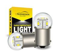 Ruiandsion 2pcs Lampadina LED 1156 6V BA15S P21W 7506 Bianco 3014 12SMD Chip LED Luci Retromarcia Indicatori Direzione Posteriori