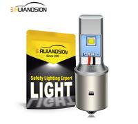 Ruiandsion BA20S LED Della Lampadina Del Faro Del Motociclo Del Giorno 6V Bianco