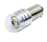 Ruiandsion BAX9S - Lampadina LED 12 V H6W 64132 38161, super luminosa, 3030 2SMD, con chipset LED per lettura, parcheggio laterale, 6000 K, colore: Bianco