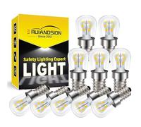 Ruiandsion E14 LED Lampadine a Bassa Tensione AC DC 24V 2W Base Vite Edison LED Risparmio Energetico Warm White Lampadine per Camion Lampada Solare Potenza, Confezione da 10