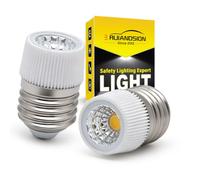 Ruiandsion E27 LED 3W Dimmerabile 4000K Neutro 38° Spot per Cucina (2 Pack)