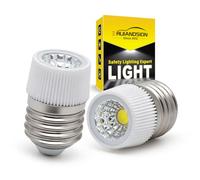Ruiandsion E27 LED 3W Dimmerabile 6000K Bianco 38° Spot per Arte (2 Pack)
