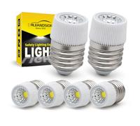 Ruiandsion E27 LED 3W Dimmerabile 6000K Bianco Fascio Stretto (6 Bulbi)