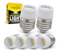 Ruiandsion E27 LED Spot 3W Dimmerabile 5000K Neutro Fascio Stretto per Sala