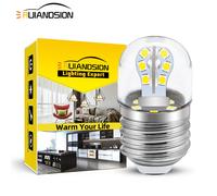 Ruiandsion E27 Vite LED Lampadina Frigorifero Luce da Tavolo 85-265V Bianco